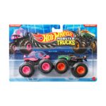 Mattel Hot Wheels Monster Trucks: Demolition Doubles - Piran-Ahhhh VS Shark Wreak (JLV82)