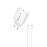Φορτιστής Σπιτιού GaN PD 30W Element CH-250C 1 Θέσης, με καλώδιο USB-C 65W 1m Λευκό
