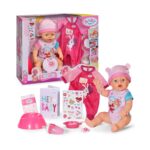 Zapf Creation: Baby Born Emma Interactive Doll With Accessories & Romper (43cm) (840504)