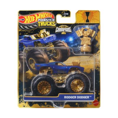 Mattel Hot Wheels Monster Trucks: Trophy Champions - Rodger Dodger Vehicle (JMV71)