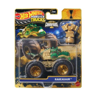 Mattel Hot Wheels Monster Trucks: Trophy Champions - Rageasaur Vehicle (JMV72)