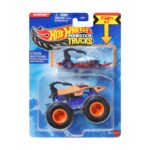 Mattel Hot Wheels Monster Trucks: Scorpedo With Small Car – Die-Cast & Truck Vehicle (JJT61)