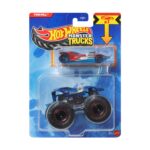Mattel Hot Wheels Monster Trucks: Twin Mill With Small Car – Die-Cast & Truck Vehicle (JJT56)