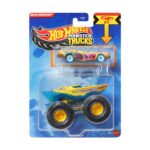 Mattel Hot Wheels Monster Trucks: Wave Wrecker With Small Car – Die-Cast & Truck Vehicle (JJT62)