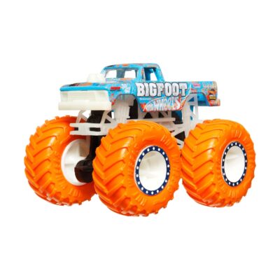 Mattel Hot Wheels: Monster Trucks Glow In The Dark - Bigfoot Vehicle (JFX15)