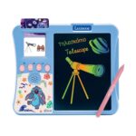 Lexibook Disney: Stitch - Interactive Bilingual Talking Card Reader With Drawing Tablet (25.JCR20Di8)