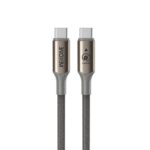 Καλώδιο Φόρτισης WK WDC-C23 USB-C σε USB-C 140W 1.2m Γκρι