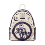 Loungefly Disney: The Nightmare Before Christmas - Jack Skellington & Sally Night Sky Mini Backpack (WDBK4489)