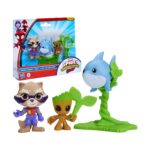 Hasbro Disney Jr.: Marvel Spidey and His Amazing Friends Rescue Webs - Groot, Rocket & Jeff the Land Shark Figures (G3045)