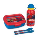 Stor: Spiderman - Moving Target 4 Pcs Urban Back to school Set In Gift Box (83563)