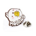 Carat Shop: Molang - Molang and Piu Piu Logo Pin Badge (MLPB0129)