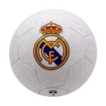 Real Madrid Football Logo’s Camo Metallic White - Size 5 (121909)