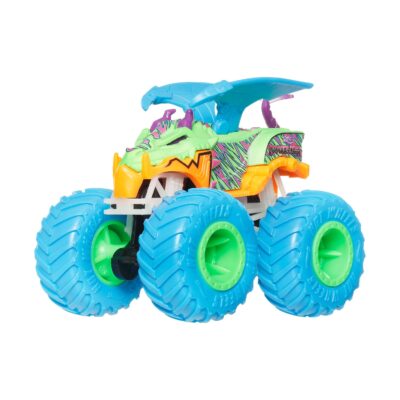 Mattel Hot Wheels: Monster Trucks Glow In The Dark - Dragonizer Vehicle (JHY93)